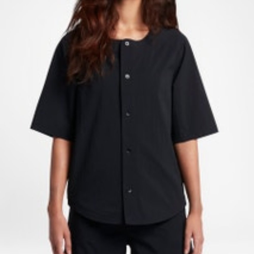 Nikelab Essentials Baseball Jersey Medium Black - image 1